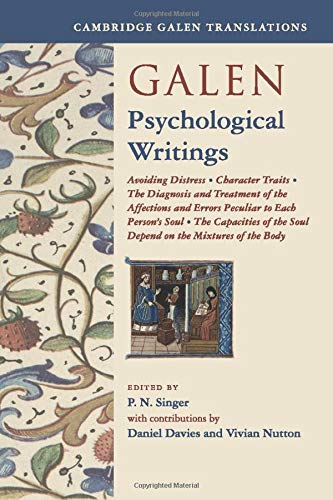 Galen: Psychological Writings (Cambridge Galen Translations)