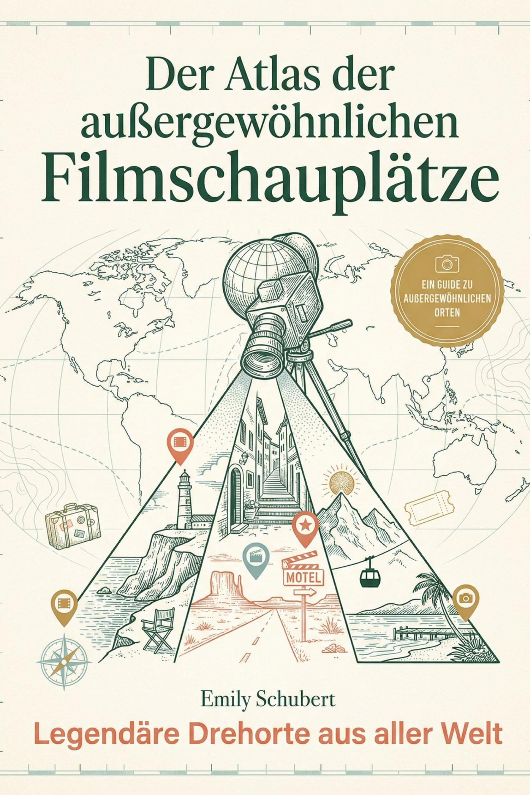 Der Atlas der außergewöhnlichen Filmschauplätze: Legendäre Drehorte aus aller Welt. Der ultimative Reiseführer für Film-Nerds und Popkultur-Fans
