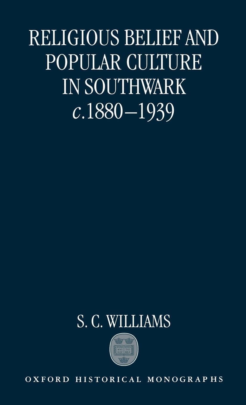 RELIGIOUS BELIEF POP CULTURE C (Oxford Historical Monographs)