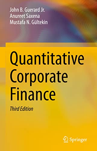 Quantitative Corporate Finance