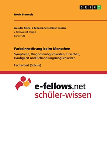 Farbsinnstörung beim Menschen: Symptome, Diagnosemöglichkeiten, Ursachen, Häufigkeit und Behandlungsmöglichkeiten