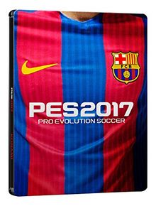 PES 2017 - FC Barcelona Steelbook Edition - [Playstation 4] von Konami | Game | Zustand gut