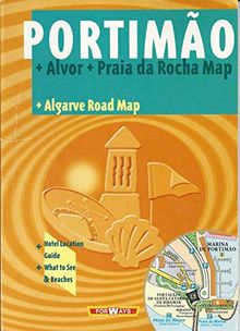 Portimao + Alvor + Praia da Rocha Map + Algarve Road Map