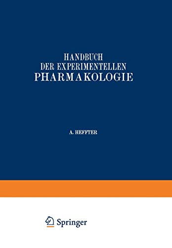 Pyridin, Chinolin, Chinin, Chininderivate. Cocaingruppe. Curare und Curarealkaloide. Veratrin und Protoveratrin. Aconitingruppe. Pelletierin. ... Experimentellen Pharmakologie, 2/1, Band 2)