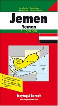 Freytag Berndt Autokarten, Jemen (Road Maps Asia)
