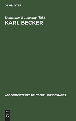 Abgeordnete des Deutschen Bundestages: Karl Becker (Abgeordnete des Deutschen Bundestages, 12)