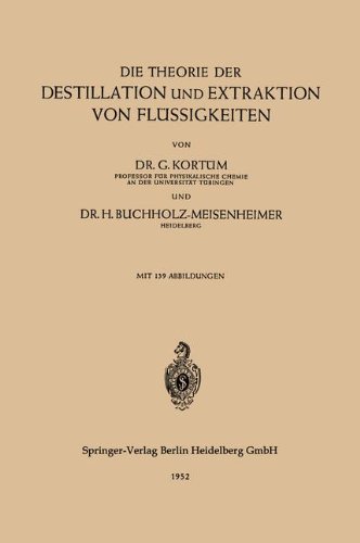 Die Theorie der Destillation und Extraktion von Flüssigkeiten