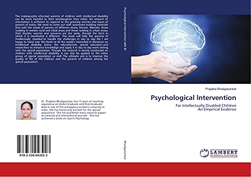 Psychological lntervention: For Intellectually Disabled Children An Empirical Evidence