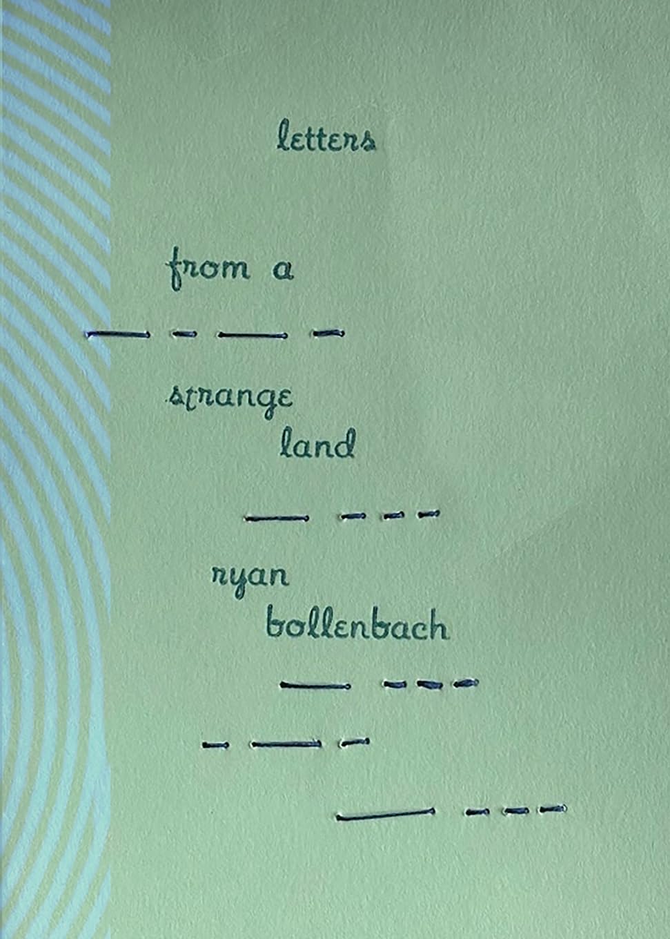 letters from a strange land