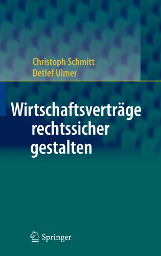 Wirtschaftsverträge rechtssicher gestalten