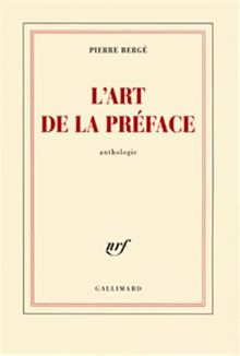 L'art de la préface