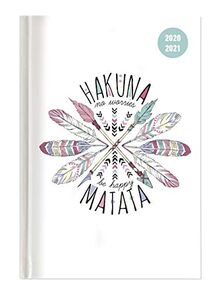 Collegetimer Hakuna Matata 2020/2021 - Schüler-Kalender A5 (15x21 cm) - Weekly - 224 Seiten - Terminplaner - Alpha Edition (Collegetimer A5 Weekly)