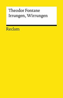 Irrungen, Wirrungen: Roman (Reclams Universal-Bibliothek)