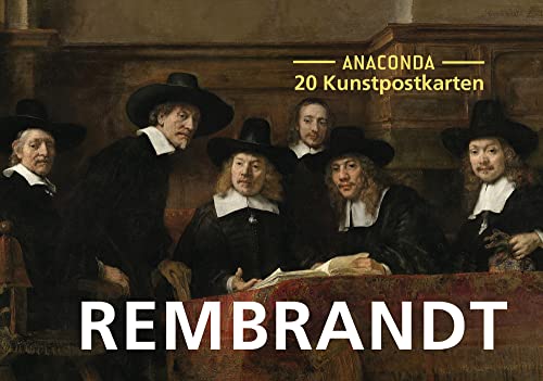Postkarten-Set Rembrandt: 20 Kunstpostkarten aus hochwertigem Karton. ca. € 0,25 pro Karte