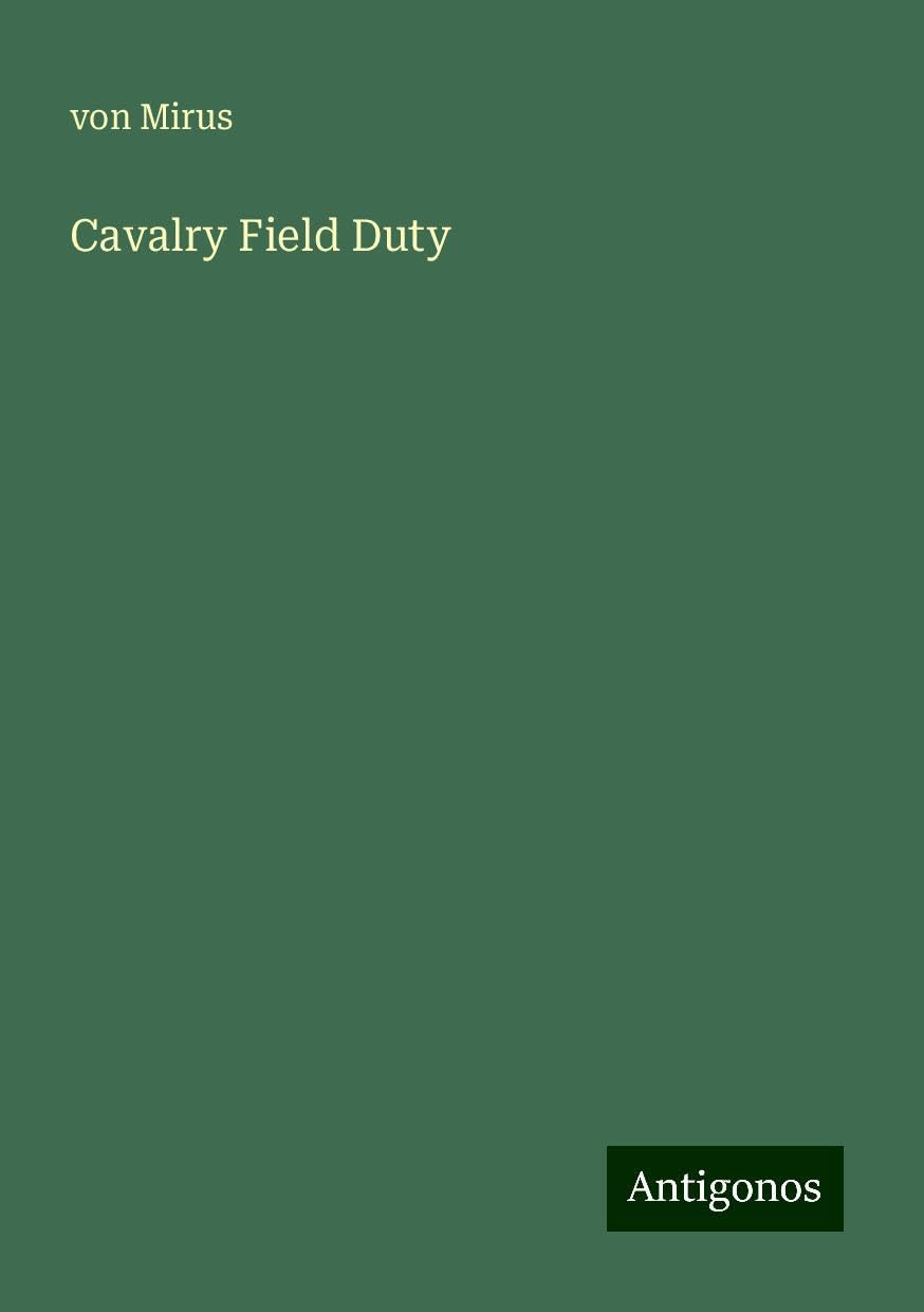 Cavalry Field Duty