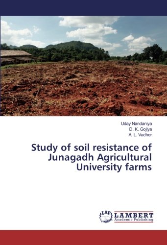 Study of soil resistance of Junagadh Agricultural University farms