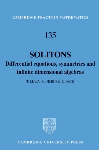 Solitons: Differential Equations, Symmetries and Infinite Dimensional Algebras (Cambridge Tracts in Mathematics, Band 135)