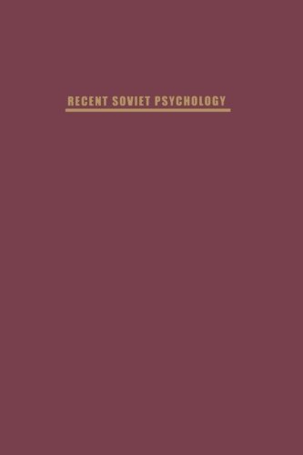Recent Soviet Psychology
