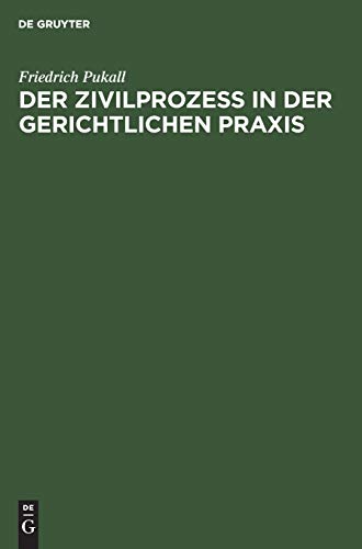 Der Zivilprozeß in der gerichtlichen Praxis: Ein Leitfaden für das erstinstanzliche gewöhnliche Erkenntnisverfahren nach der Vereinfachungsnovelle mit praktischen Hinweisen und einem Aktenbeispiel