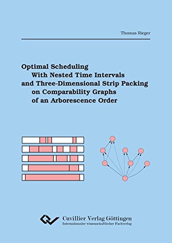 Optimal Scheduling with Nested Time Intervals and Three-Dimensional Strip Packing on Compara-bility Graphs of an Arborescence Order