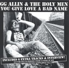 You Give Love a Bad Name von Gg and Holy Men Allin | CD | Zustand gut