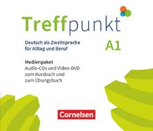 Treffpunkt - Deutsch für die Integration - Allgemeine Ausgabe – Deutsch als Zweitsprache für Alltag und Beruf - A1: Gesamtband: Medienpaket zum Kursbuch und Übungsbuch - Mit Audio-CDs und Video-DVD