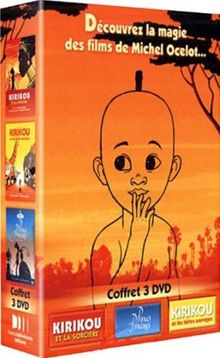 Coffret 3 DVD Michel Ocelot :kirikou et la sorcière ; kirikou et les betes sauvages ; princes et princesses [FR Import]