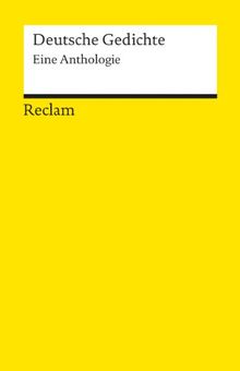 Deutsche Gedichte: Eine Anthologie de Deutsche, Gedite | Livre | état bon