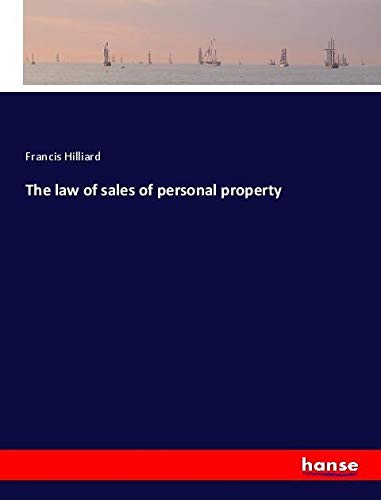 The law of sales of personal property