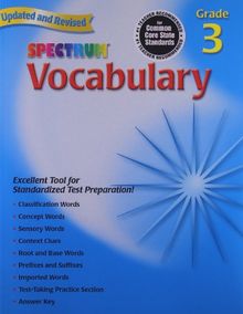 Vocabulary, Grade 3 (Spectrum)