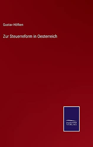 Zur Steuerreform in Oesterreich