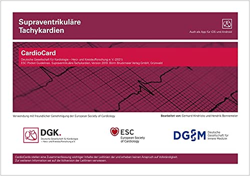 Supraventrikuläre Tachykardien: CardioCard (ESC/DGK CardioCards)