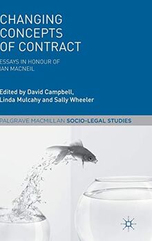 Changing Concepts of Contract: Essays in Honour of Ian Macneil (Palgrave Socio-Legal Studies)