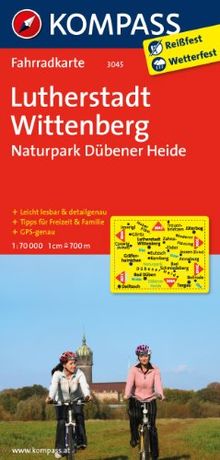Lutherstadt Wittenberg - Naturpark Dübener Heide 1:70000: Fahrradkarte. GPS-genau | Buch | Zustand sehr gut