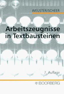 Arbeitszeugnisse in Textbausteinen