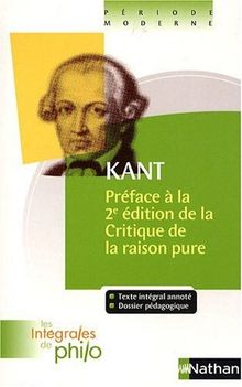 Préface à la 2e édition de la Critique de la raison pure