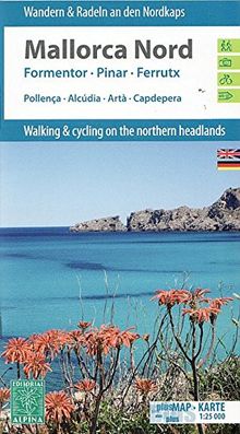 Mallorca Nord Hiking + Cycling Map + Guide 2014 1 : 25 000: 2 Karten