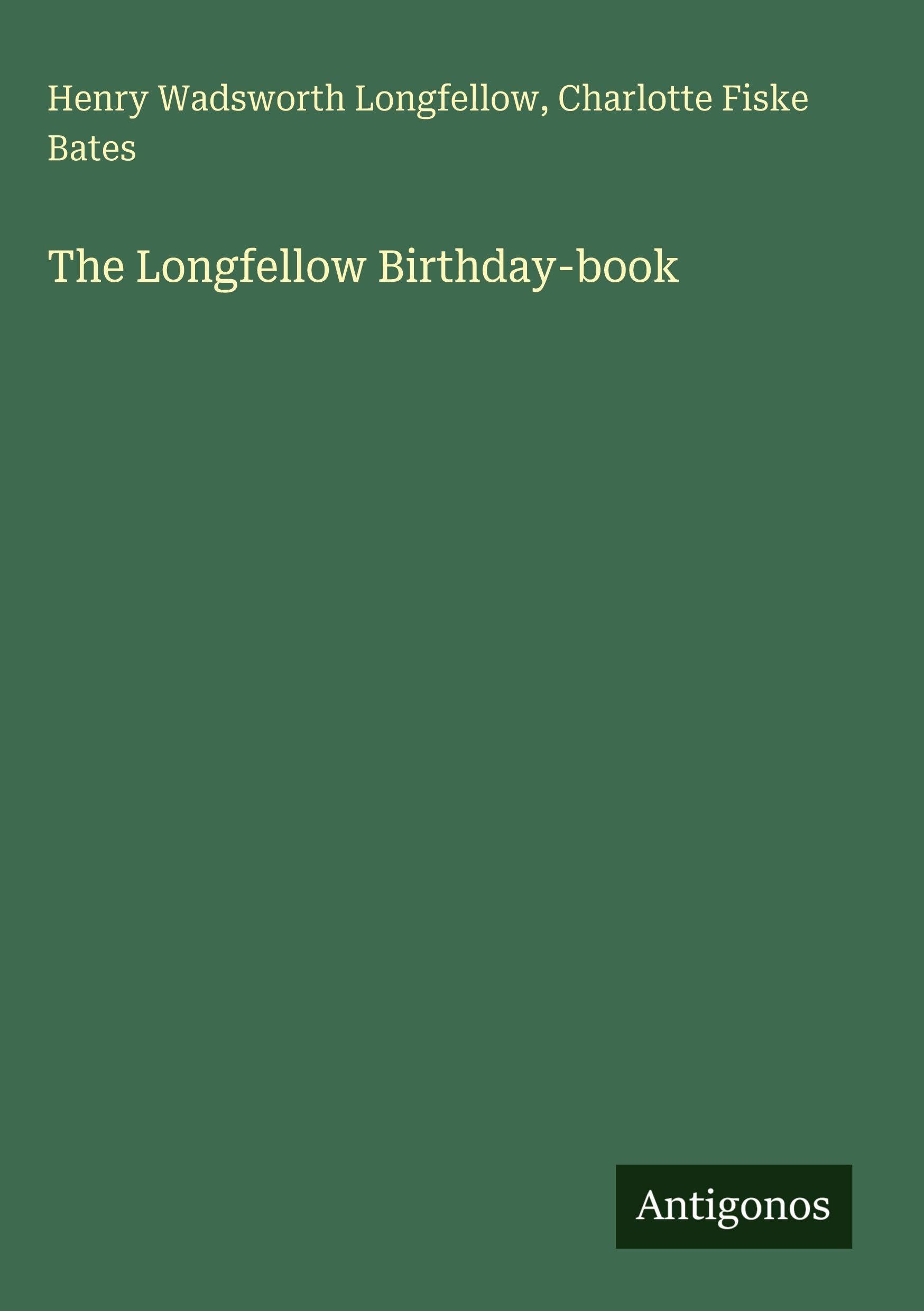 The Longfellow Birthday-book