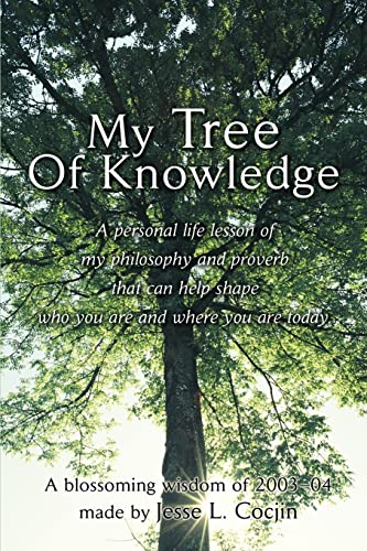 My Tree Of Knowledge: A personal life lesson of my philosophy and proverb that can help shape who you are and where you are today.