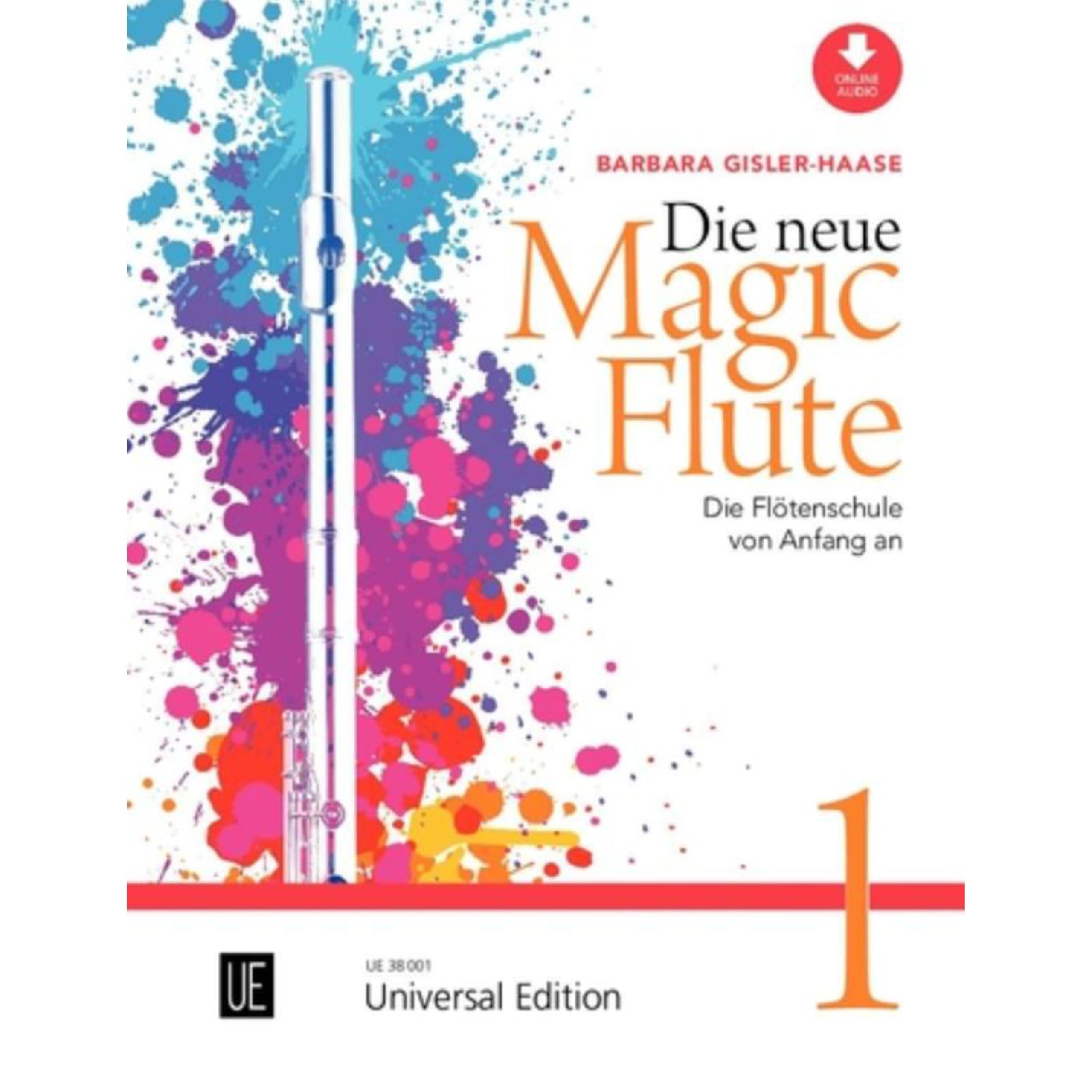 Die neue Magic Flute Band 1 - Version 2024: Flöte, teilweise mit Klavier- oder Online-Audio-Begleitung. Ausgabe inkl. Play-Along.