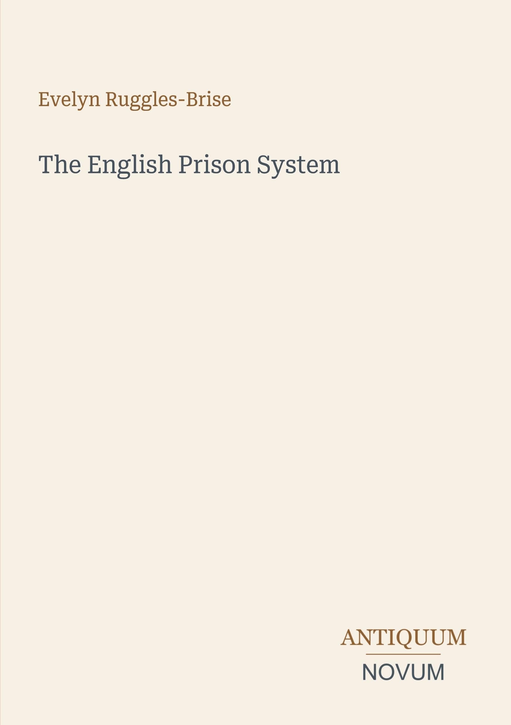 The English Prison System