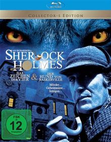 Sherlock Holmes: Der Hund von Baskerville & Im Zeichen der Vier [Blu-ray] [Collector's Edition] von Douglas Hickox | DVD | Zustand sehr gut