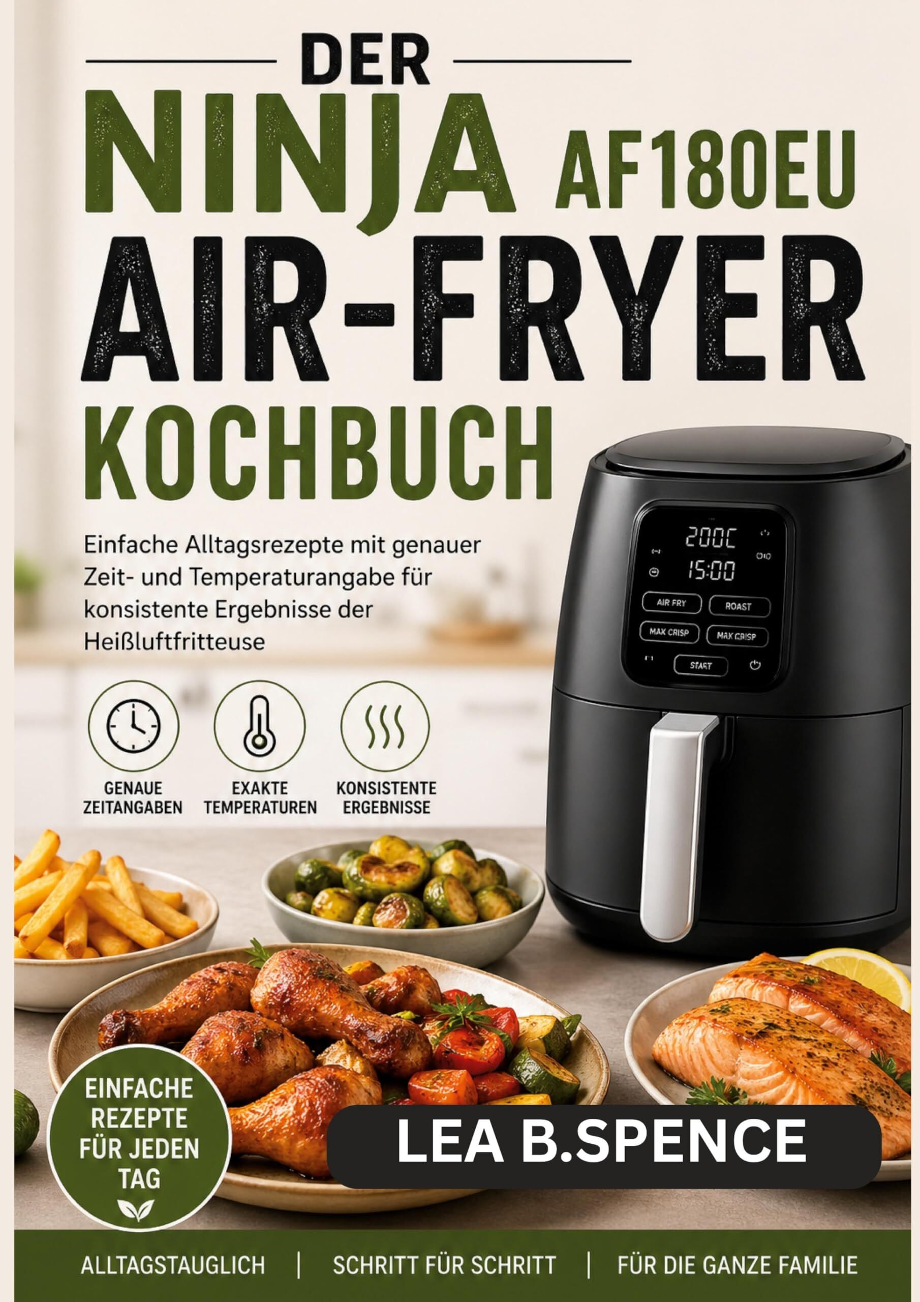DER NINJA AF180EU AIR-FRYER KOCHBUCH - Neu