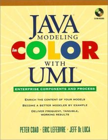 Java Modeling in Color with UML, w. CD-ROM: Enterprise Components and Process (Java Series)