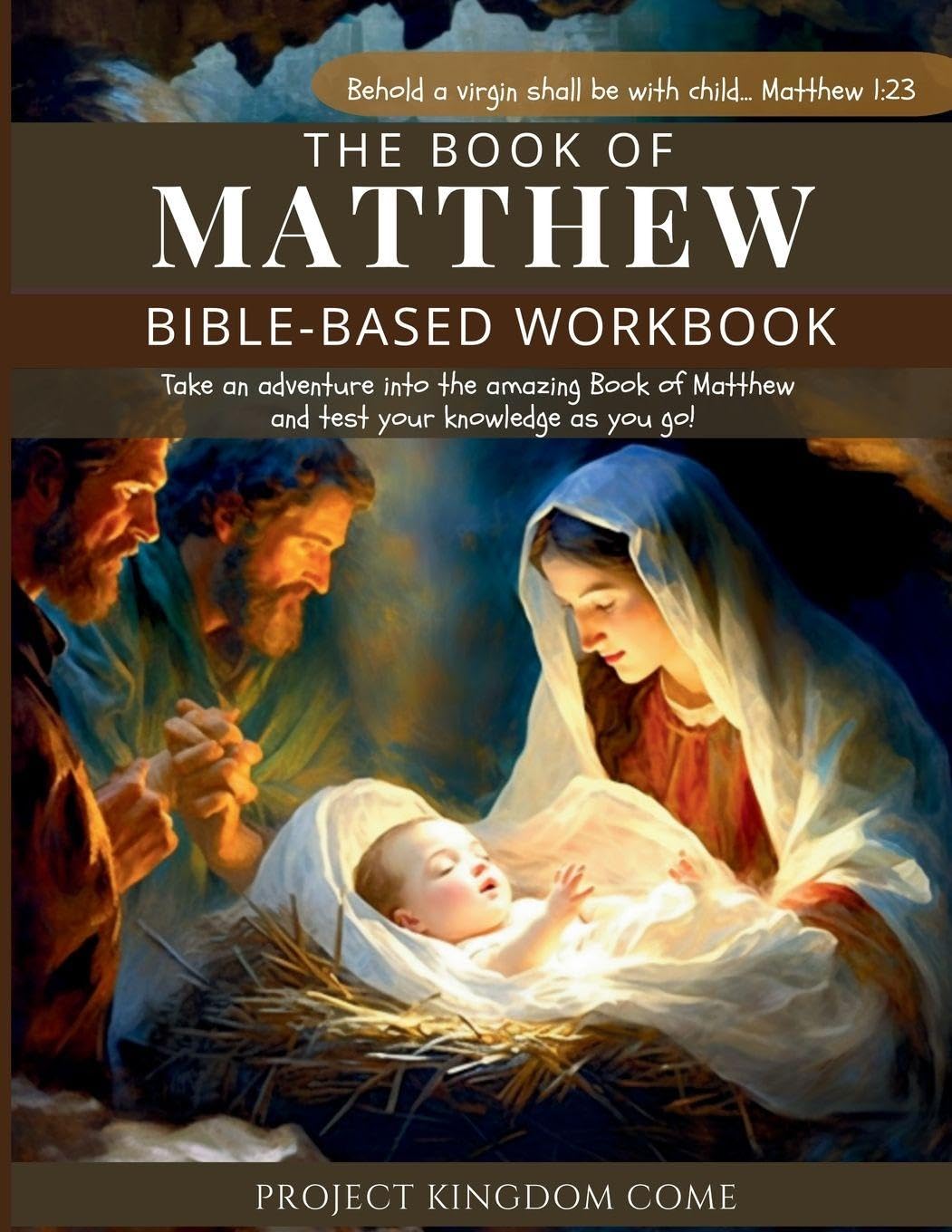 The Book of Matthew I Kids Workbook to Help Children Study and Understand the Bible I Biblical quizzes for kids ages 9 and above: Bible-Base Workbook, ... For Kids About God, Children's Basic Concepts