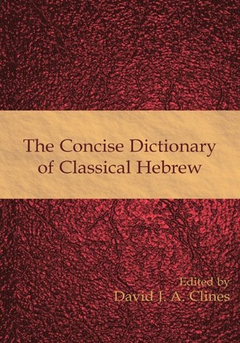 The Concise Dictionary of Classical Hebrew - Neuware