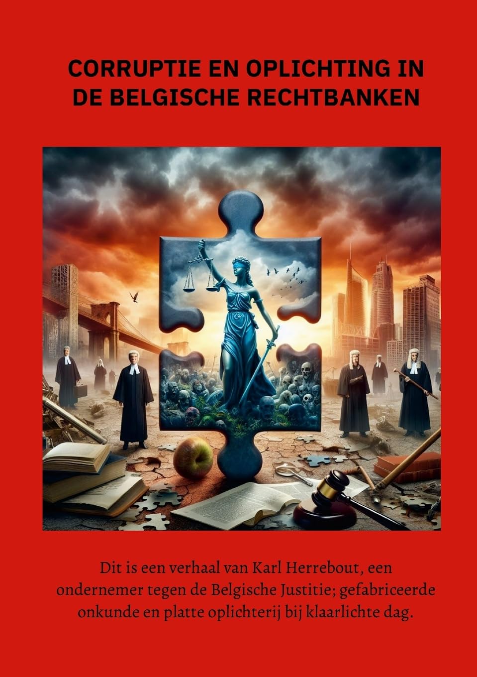 Corruptie en Oplichting in de Belgische Rechtbanken: Een verhaal van een ondernemer tegen de Belgische Justitie; gefabriceerde onkunde en platte oplichterij bij klaarlichte dag.