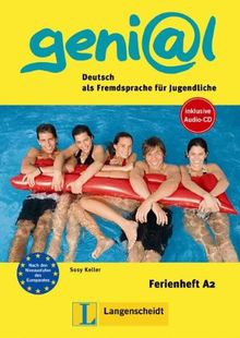 Ferienhefte geni@l - Ferienheft A2 mit Audio-CD