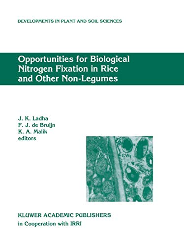 Opportunities for Biological Nitrogen Fixation in Rice and Other Non-Legumes: Papers presented at the Second Working Group Meeting of the Frontier ... in Plant and Soil Sciences, 75, Band 75)