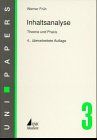 Inhaltsanalyse: Theorie und Praxis